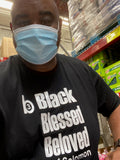 Short-Sleeve Unisex Black Blessed Beloved T-Shirt