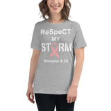 ReSpeCT My Storm Pink Ribbon Cancer Women's Relaxed T-Shirt