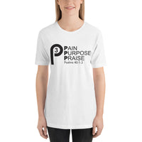 #P3 Pain, Purpose, Praise Unisex Short-Sleeve T-shirt